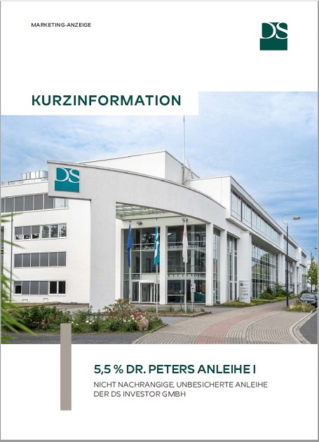 5,5% Dr. Peters Anleihe I Kurzinformation  (1 MB)